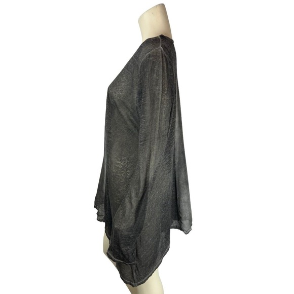 Pete & Greta Johnny Was Linen Tunic Size S Long Sleeve Oversized Lagenlook Sheer - Picture 3 of 12